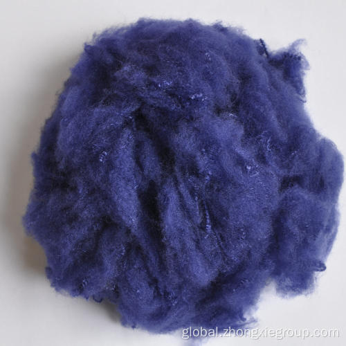 Dope Dyed Black Yarn NAVY POLYESTER STAPLE FIBER Manufactory